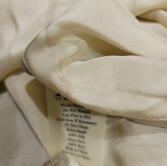 Everlane The Silk Sleep Set Champagne NWOT - Picture 9 of 10